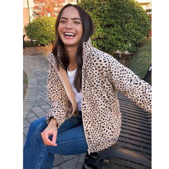 NWT Entro Leopard Quilted Jacket - Picture 2 of 5